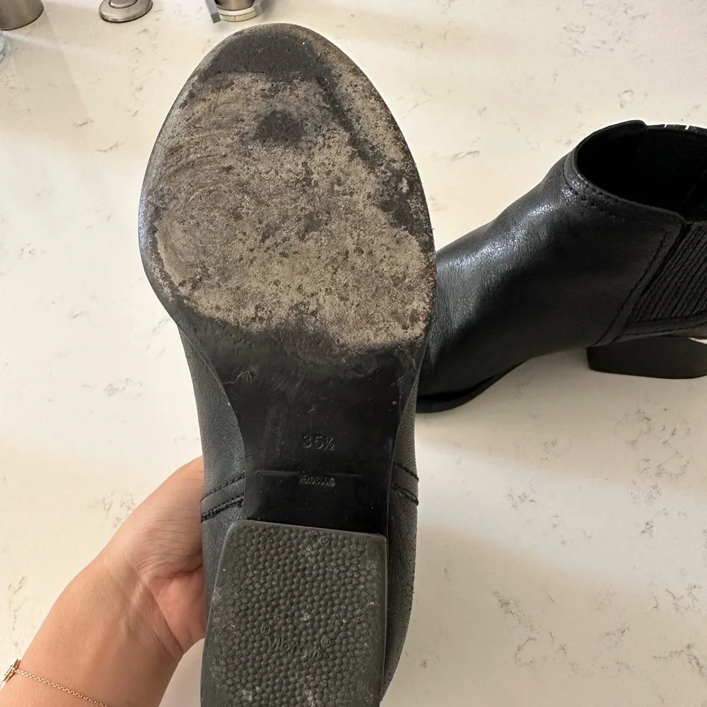 Alexander Wang kori ankle cutout leather boots 35.5